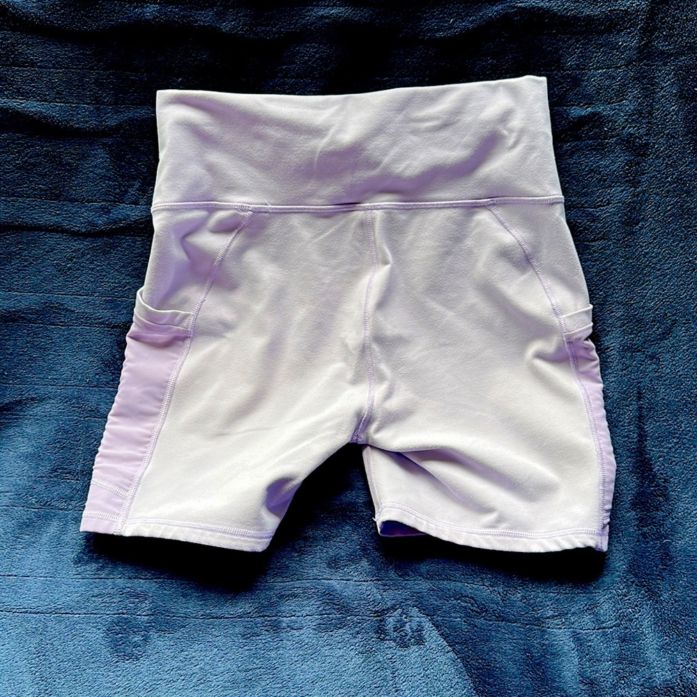 Lilac Fabletics Shorts With Pockets - image 2
